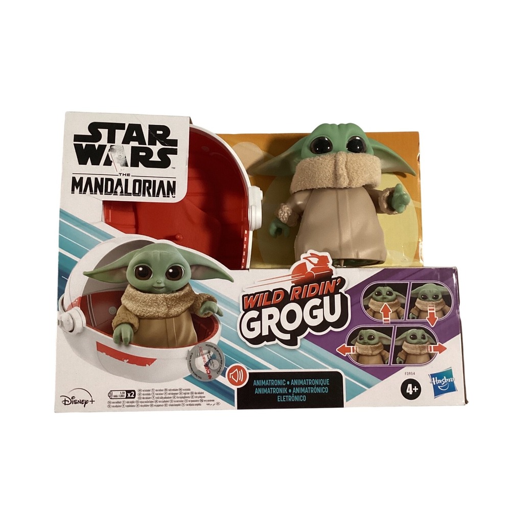 Star Wars The Mandalorian Wild Ridin Grogu Animatronic‎ Toy Hasbro 4+